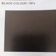 BLACK MANILA CARD 50'S/KAD MANILA WARNA HITAM 50'S