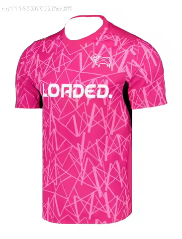 26/27 Derby County Season Football Jersey Short Sleeve Unisex Fan Training Sports Top Family Matchin