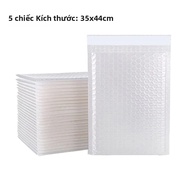 10 Chiếc Poly Bong Bóng Trắng Bưu Phẩm 15X25 Inch Tự Cói Đệm Vận Chuyển Bao Thư Để Gửi Thư Và Đóng G