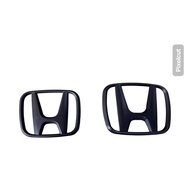Honda City GN2 Sedan GN5 HB  Front Rear Emblem City Worlding Logo Matte Black Logo City logo City Ac