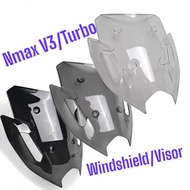 YAMAHA NMAX V3 TURBO WINDSHIELD CLEAR / TINTED / BLACK YAMAHA NMAX V3 TURBO VISOR BLACK / TINTED / C