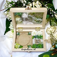 Kotak Cincin Nikah Lamaran Mahar Kayu/ Ring  Box kayu/ Ring Bearer  /Box Hamper/