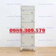 TỦ LOCKER SẮT- TỦ HỒ SƠ LOCKER 5 TẦNG SƠN MÀU CAO CẤP GIÁ RẺ - SẮT DÀU 5JEM