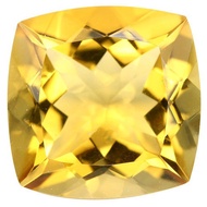 STONE natural 5.74-6.50 CT. PEOPLEISH YELLOW CITRINE 12 X 11.9 X 7.6mm