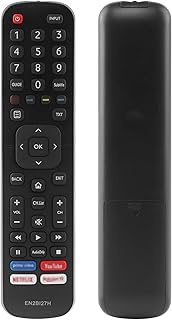 EN2BI27H Remote Control for Hisense 4K UHD TV, Compatible with H32BE5500 H40BE5500 H43B7500UK H50B75