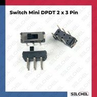 DPDT Mini Switch 2x3 Pin 6 Pin Slide Switch PCB Electronic Components Power Supply