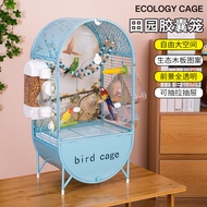 Sangkar burung nuri, sangkar burung, vila burung, sangkar burung akrilik untuk burung budgie, cockat