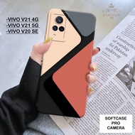 HP Vivo V21 4G Case Vivo V20 SE 5G/ - Rajacase - Vivo V21 4G casing 5G/ - Abstract Softcase Motif - 