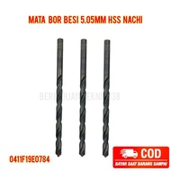 Mata Bor Besi 5.05mm Hss Nachi Bisa Untuk Tap m6 x 1.0 Tap Baut 10