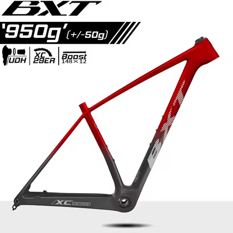 BXT T000 Carbon MTB Frame 29er Mountain Bike Hardtail Frames BOOST 148*12mm Thru Axle 29er*2.4 MTB B