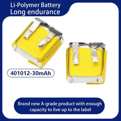 PURFIELD 401012 30mAh 3.7V Battery Lithium Polymer Rechargeable Batteries for GPS TWS Bluetooth Head