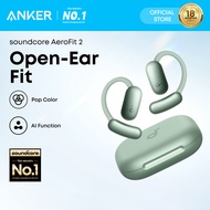 [HOT] ANKER soundcore AeroFit 2, Open-Ear Headphones, Translation Earbuds Real Time, 4 Adjustable Po