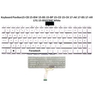 Keyboard Pavilion15-CB 15-BW 15-BS 15-BP 15-CD 15-CK 17-AK 17-BS 17-AR 17G 15-BS023NE White New Guar