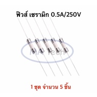 Fuse 0.5A250V 0.5A250V Ceramic 0.5A/250V Mouse Tail 1 Set There Are 5 Pieces.