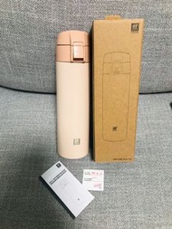 正品德國孖人牌粉紅色不銹鋼真空杯 保温杯450ml Zwilling Vacuum One Touch Flask 原價799