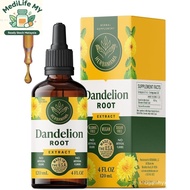 HERBAMAMA Dandelion Root Extract for Liver Cleanse – Lymphatic Drainage Drops – Dandelion Root Suppl