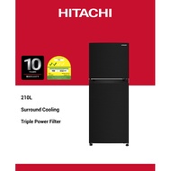 Hitachi Stylish Line Fridge 210L HRTN5230MBBKSG / MXSG