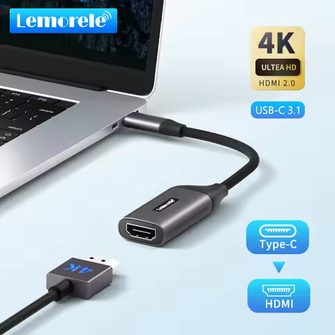 Lemorele L11 USB Hub USB C to HDMI 4k@30hz Display Adapter For MacBook Pro Air iPad Pro Samsung Gala