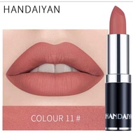 lipstik matte handaiyan lipstik warna coklat merah ungu