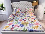 TẤM GA LẺ KHÔNG KÈM ÁO GỐI THUN LẠNH LỤA Ý CAO CẤP.NỆM CAO TỪ 5 _ 30P