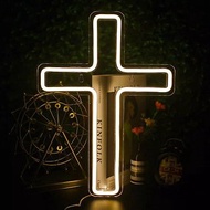 十字架霓虹燈LED發光字Neon Sign客製化禮物手作設計燈飾