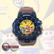 Jam Tangan Anak Laki Karatketr Shincan 02 Anti Air FREE Baterai Cadangan
