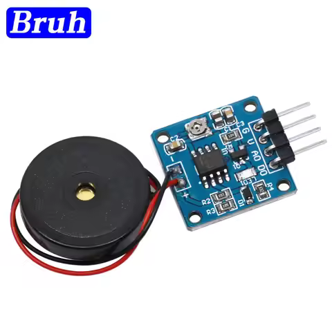 Piezoelectric Shock Tap Sensor Vibration Switch Module DC 5V Sheet Percussion For Arduino AD/DO 51 U