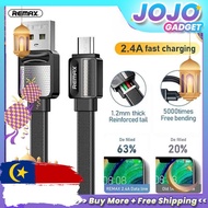REMAX Fast Charging Cable RC-154 Platinum Pro Data 2.4A Cable Upgraded Version RC-044 TPE Flat Cable