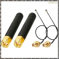 [L W H Y] 2PCS 868Mhz-915MHz Meshtastic LoRa Antenna with I-P-E-X1 to SMA Connector for Lora Board L