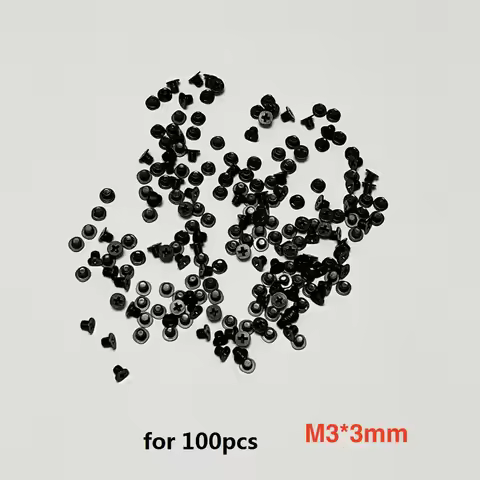 NIGUDEYANG Lot 100pcs 2.5" Inch HDD SSD Hard Drive Mounting Screws M3x3mm for Dell HP Asus Acer Sony