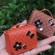 GANTUNGAN Korean Mini Handbag Keychain coin earpods