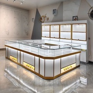 🌸商用珠寶展示櫃 玻璃飾品陳列櫃🌸Jewelry display cabinet 首飾玉器黃金展示櫃 帶燈珠寶櫃 店鋪陳列貨櫃Jewelry display cabinet