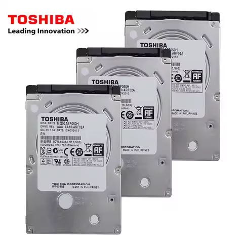 TOSHIBA 320GB 2.5" SATA2 Laptop Notebook Internal 120G 160G 250G 500G 1T 2T HDD Hard Disk Drive 5400