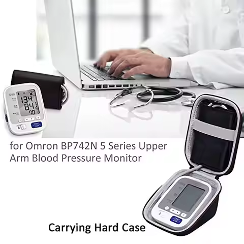 Home Outdoor EVA Carrying Case for Omron Series Travel Storage Case Arm Blood Pressure Monitor