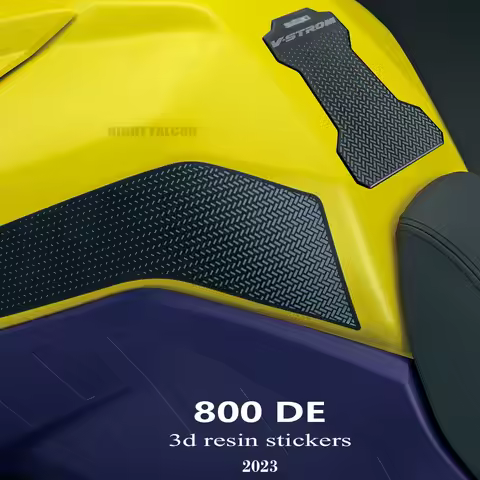 2023 v strom 800de Accessories Motorcycle Tank Pad Protector 3D Epoxy Resin Sticker Kit For SUZUKI V