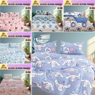 G9 1800Tc Knitted Cotton 4in1 | Cartoon Bedsheet | No Comforter | Cadar Kartun Comel & Sejuk Lembut