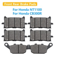 Front Rear Brake Pads For Honda NT1100 CB300R NT 1100 CB 300R NT-1100 CB-300R Motorcycle Accessories