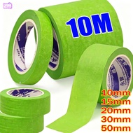 10M Hand Tearable Green Drawing Blank Edge Protective Tape Painting Masking Tapes DIY Self Adhesive 