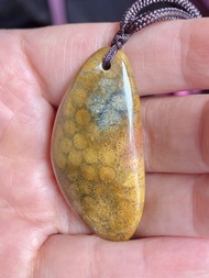 印度尼西亞玉化珊瑚玉吊墜項鍊