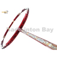 Apacs Feather Weight X II Red Gold (Unstrung No String No Grip)Badminton Racket (8U) Worlds Lightest