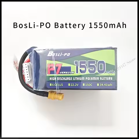 Stock 1050/1300/1400/1550mah BosLi-PO P7 4S/6S 150C lithium battery Suitable for FPV freestyle racin