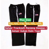 🔥5XL/10XL🔥Plus Size Tracksuit Dewasa/ Seluar Sukan Saiz Besar/Tracksuit Saiz Besar/Tracksuit Malaysi
