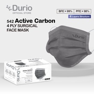 Durio 542 Active Carbon 4 Ply Surgical Face Mask (40 Pcs)