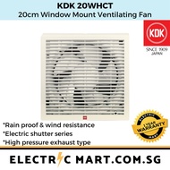 KDK 20WHCT 20cm Window Mount Ventilating Fan