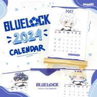 Bluelock 2024 MINI DESK CALENDAR - BLUELOCK AESTHETIC CALENDAR - ANIME DESK CALENDAR 2024 - ISAGI KAISER NAGI BACHIRA REO