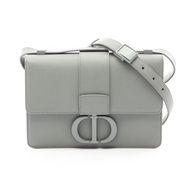 【二手】 Dior 30 MONTAIGNE 灰色皮革肩背包，女款，二手 A