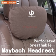 Leapmotor B10 C10 Car Suede leather headrest lumbar support car seat neck pillow lumbar cushion brea