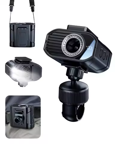 Hipacool 2 in 1 Fan & Flash Light High Speed Cycling Fan 6000mAh Battery 16hrs Working Time 6 Speed