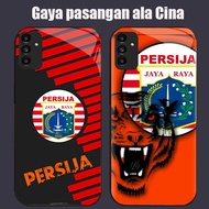 DK-65 Indonesian FC Persita Casing GLASS soft frame black Samsung A34 A24 A05S S21 M15 A25 A35 FE A0