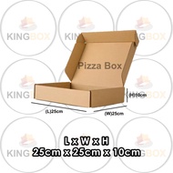 Kotak Packing Box Carton Box Paper Boxes Pizza Box / 25x25x10cm